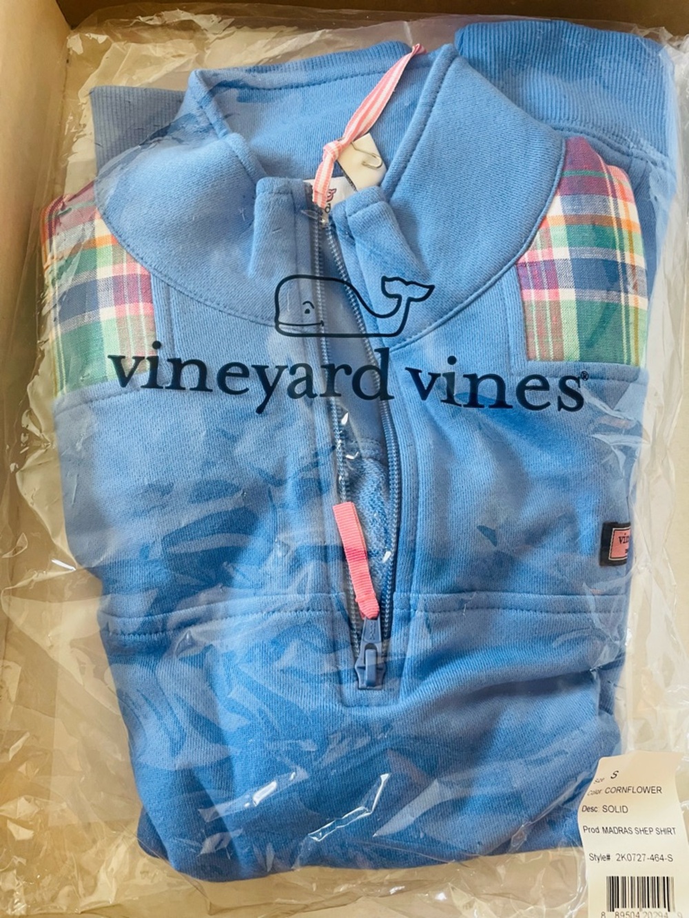 Brand new Vineyard Vines quarter zip shep shirt - Picture 3 of 6